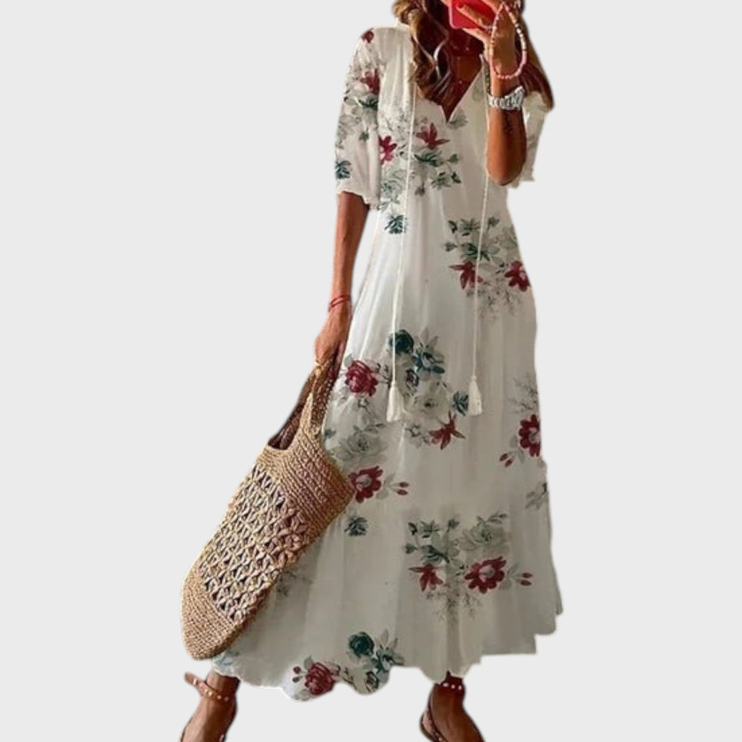 Lilla | Bohemian Dress Featuring Flattering Silhouette